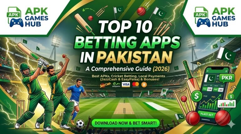The Top 10 APK games in Pakistan 2026 (Ranked by APK Performance) :